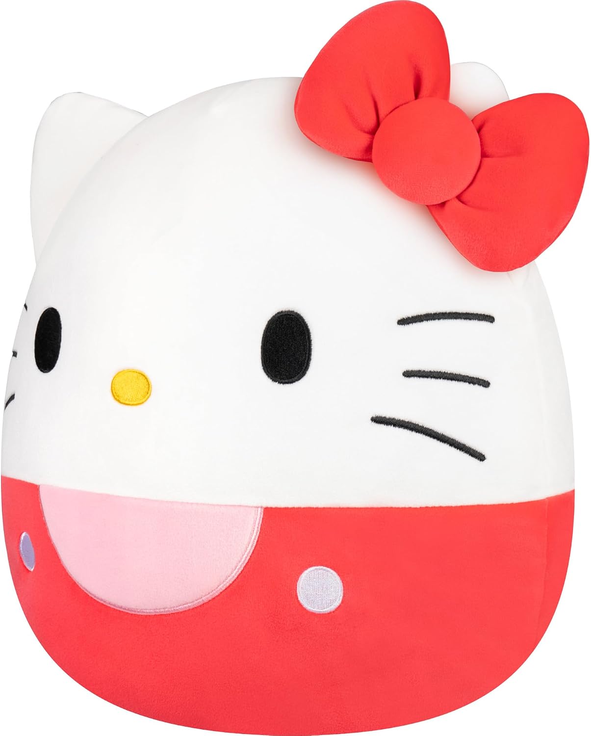 Squishmallows Original Sanrio Hello Kitty de 12 pulgadas en overol...