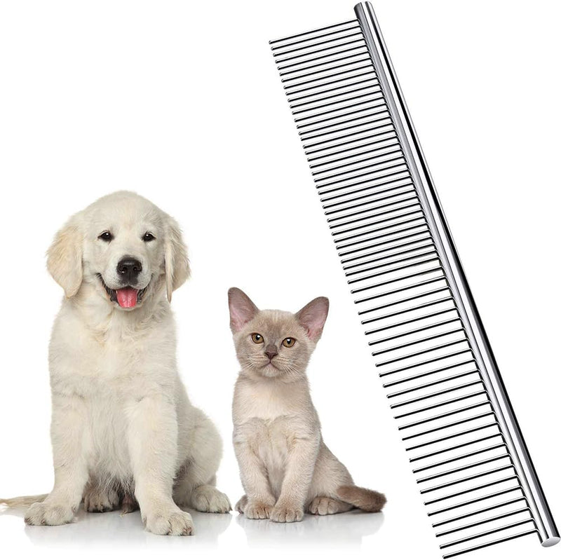 Peines de perro para aseo, peine de metal para gatos de pelo largo...