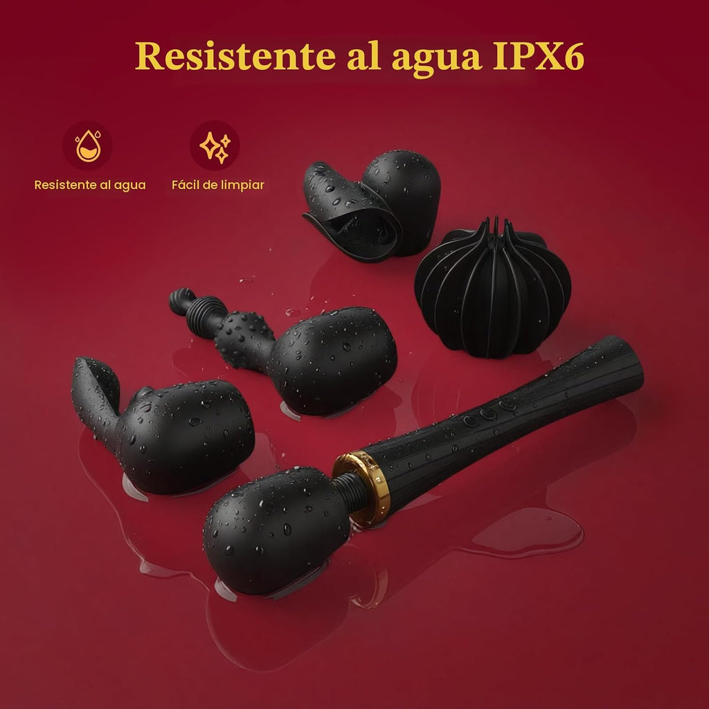 Kit de Vibrador de Varita Tracy's Dog, Masajador Inalámbrico co...