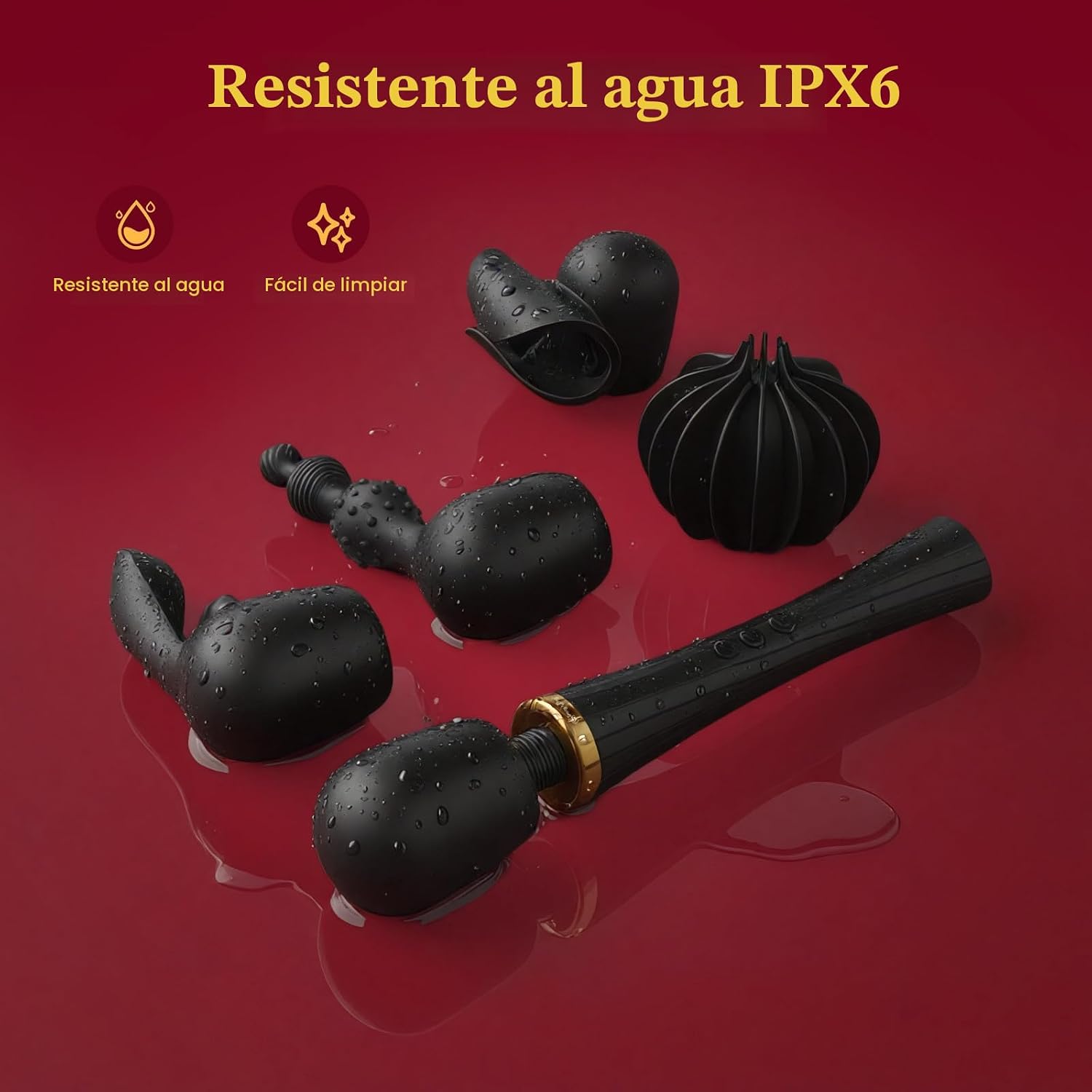 Kit de Vibrador de Varita Tracy's Dog, Masajador Inalámbrico co...