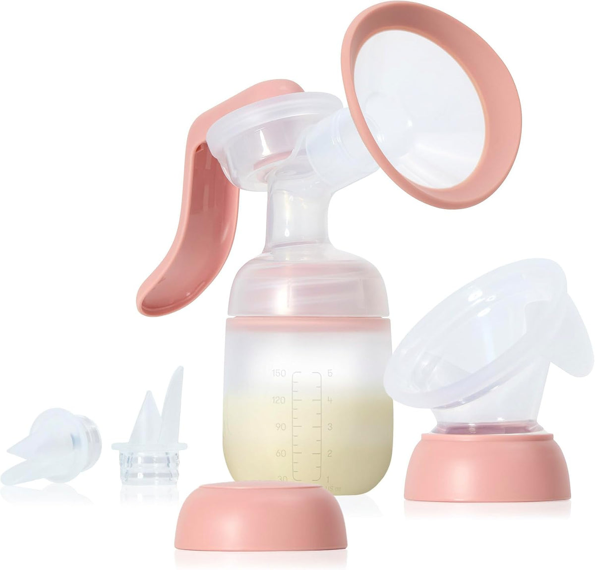 Frida - Extractor de leche 2 en 1, con ventosa manual y manos libre...