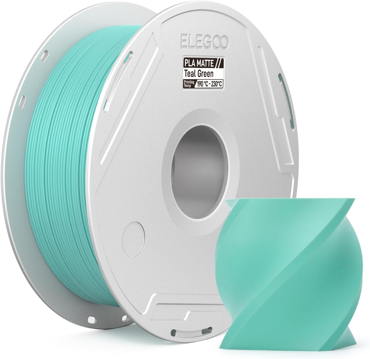 ELEGOO Filamento de impresora 3D PLA mate con carrete reutilizable,...