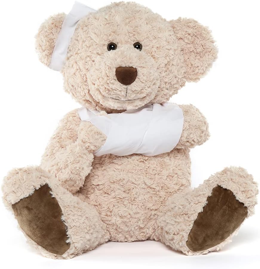 Muiteiur Oso de peluche Get Well Soon de 25.6 pulgadas, regalo de b...