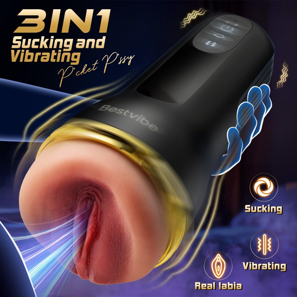 Masturbador masculino automático Bestvibe Juguetes sexuales para ho...