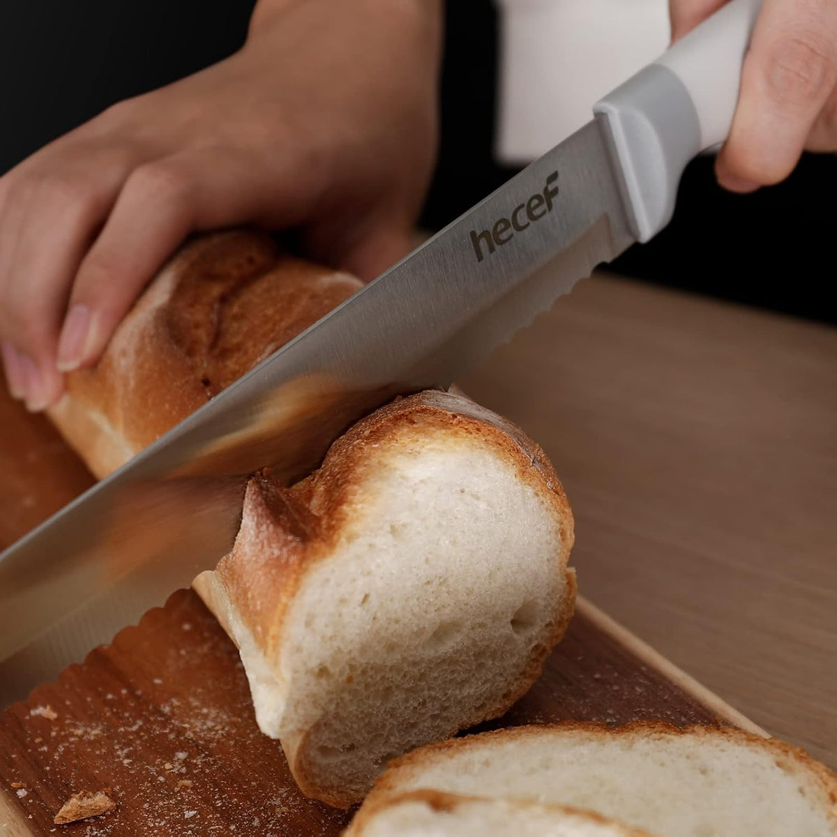 hecef Juego de cuchillos de cocina, juego de cuchillos de 14 piezas...