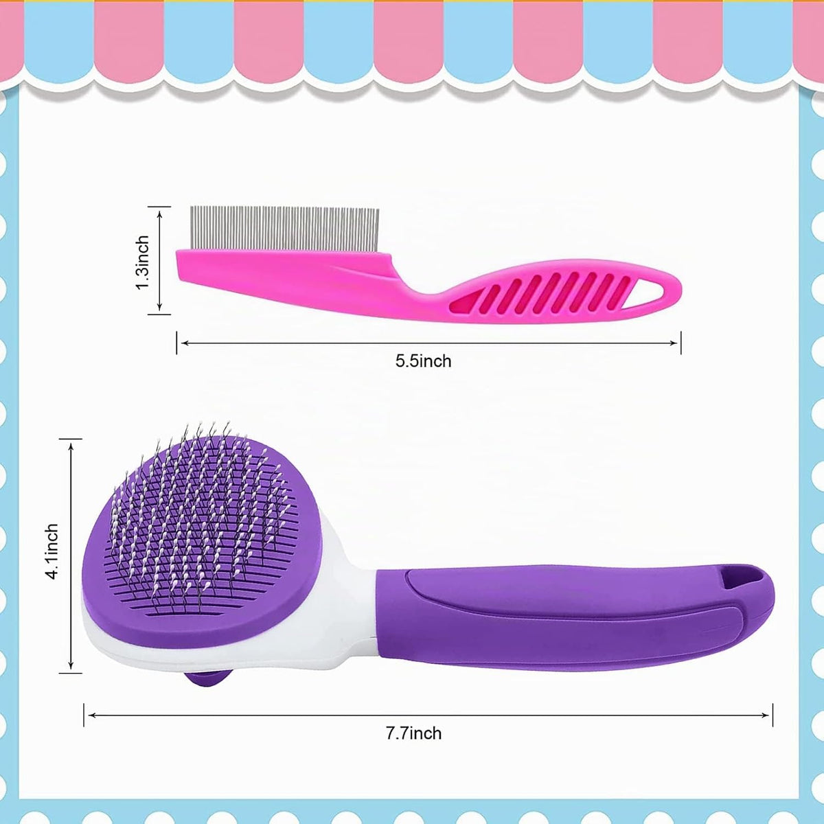 Cepillos para gatos de interior, cepillo de perro para quitar con p...