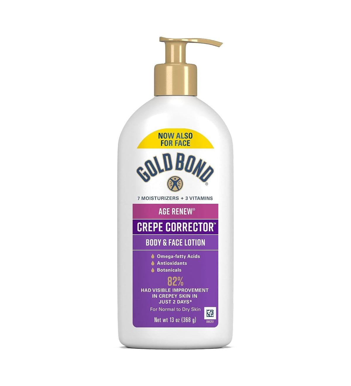 Gold Bond Age Renew Crepe Corrector Loción Corporal, mejora y aprie...