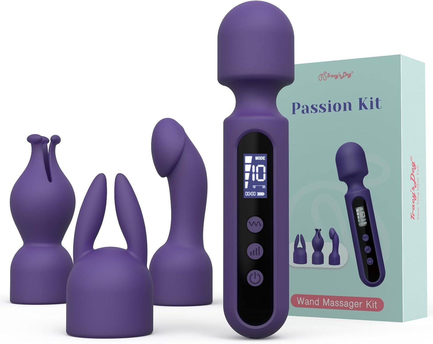 Kits de vibrador de varita Tracy's Dog, juguetes sexuales para...