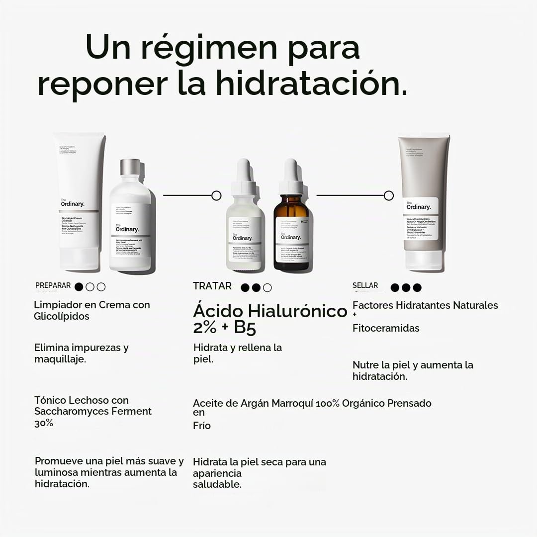 The Ordinary Aceite de argán marroquí 100% orgánico prensado en frí...