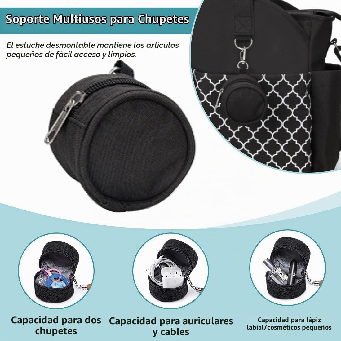 Lmbabter Bolsa de pañales con cambio de estación de cambio Bolsa de...