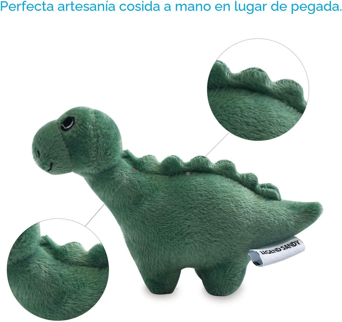 LEGEND SANDY Paquete de juguetes de peluche chirriantes para cachor...