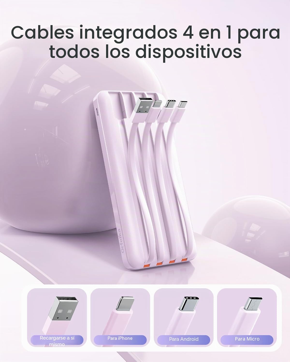 Orfeika Banco de Energía 20000mAh de Carga Rápida, Cargador Portáti...