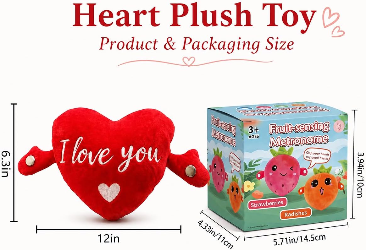 EASYFORALL Juguetes sensoriales musicales Juguete de peluche musica...