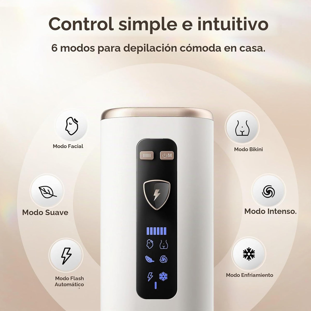 MITHLUX - Dispositivo de depilación láser para mujeres, enfriamient...