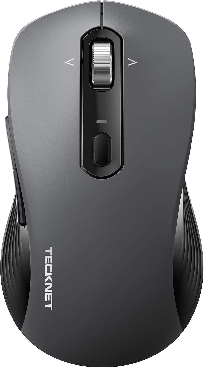 TECKNET Ratón Bluetooth inalámbrico de 3 dispositivos con rueda de...