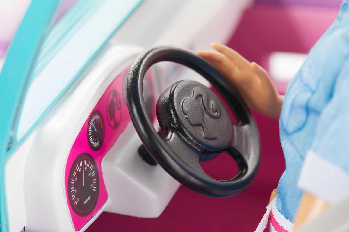 Barbie Dreamland Off-Road Vehicle | Vehículo morado con 2 asientos...