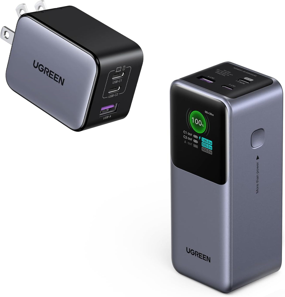 UGREEN Nexode Power Bank 20000mAh 130W Bundle con 65W USB C Cargado...