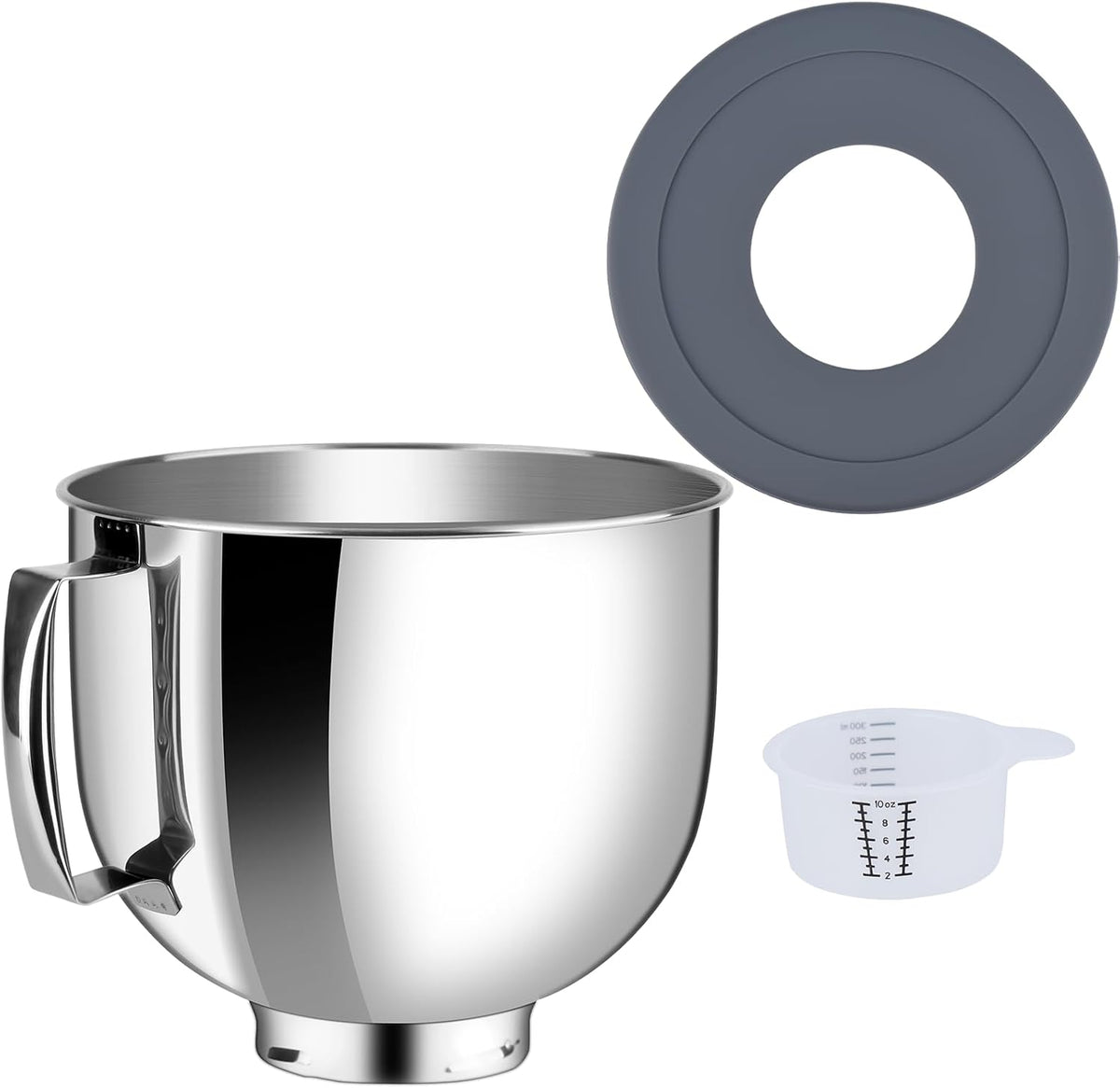 Tazón de acero inoxidable compatible con mezclador Kitchenaid de 4....