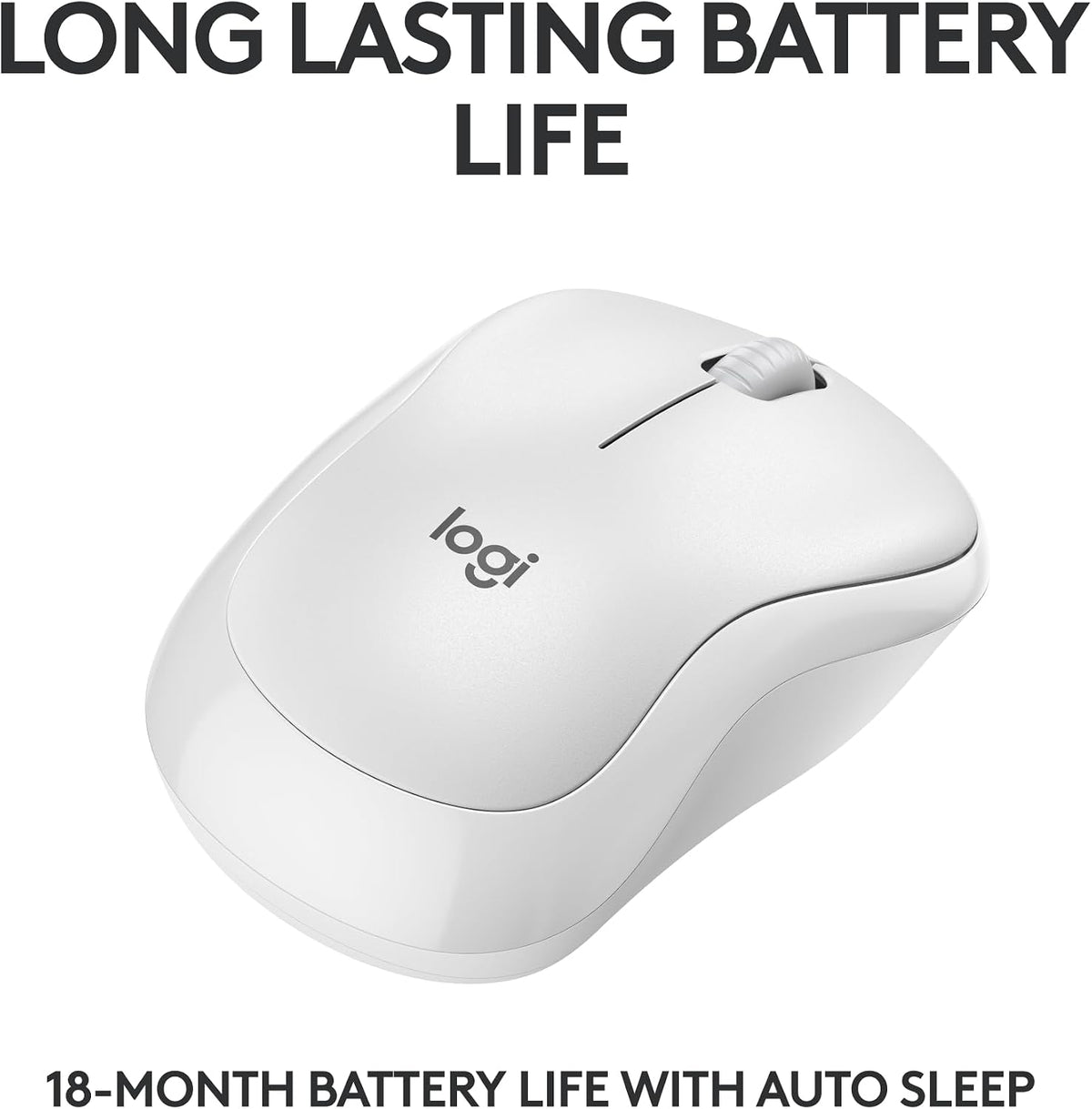 Logitech Ratón Bluetooth silencioso M240, inalámbrico, compacto, po...