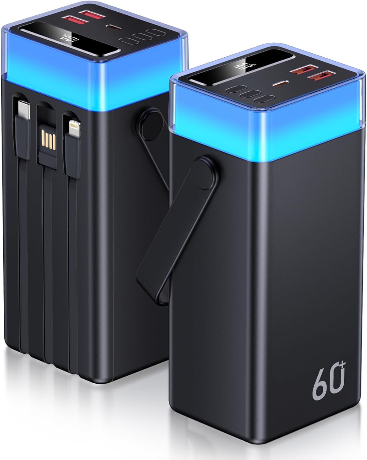 Cargador portátil Power Bank 60000mAh, 22.5W Paquete de baterías de...