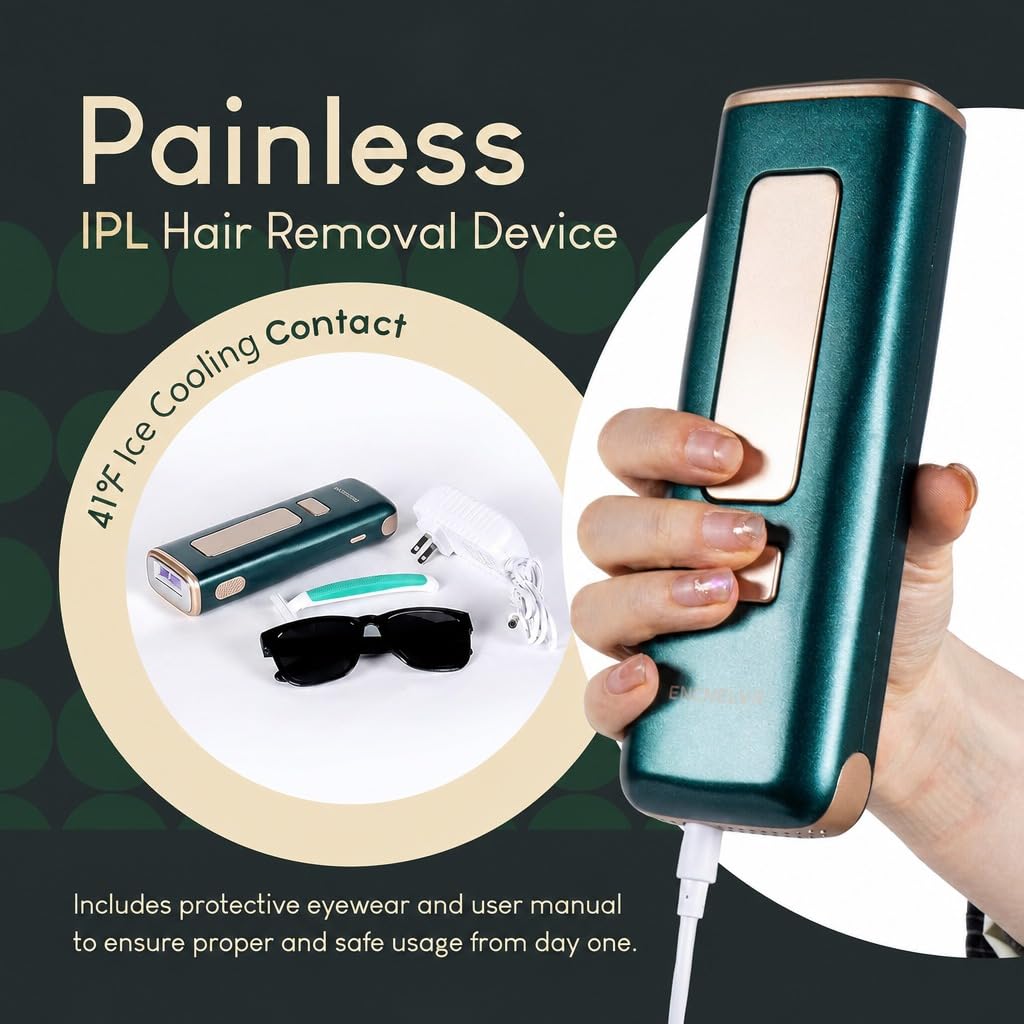 Depilación IPL para mujeres con refrigeración por hielo, 5 niveles...