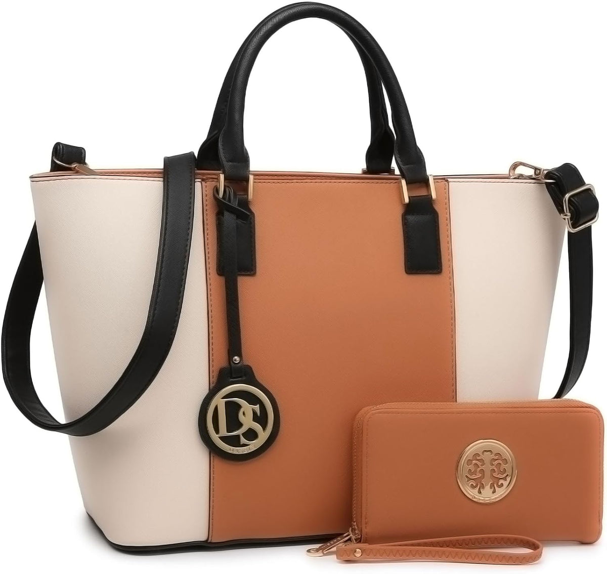 Dasein Women's Handbag, Large Shoulder Tote Bag, Satchel Purse | wi...