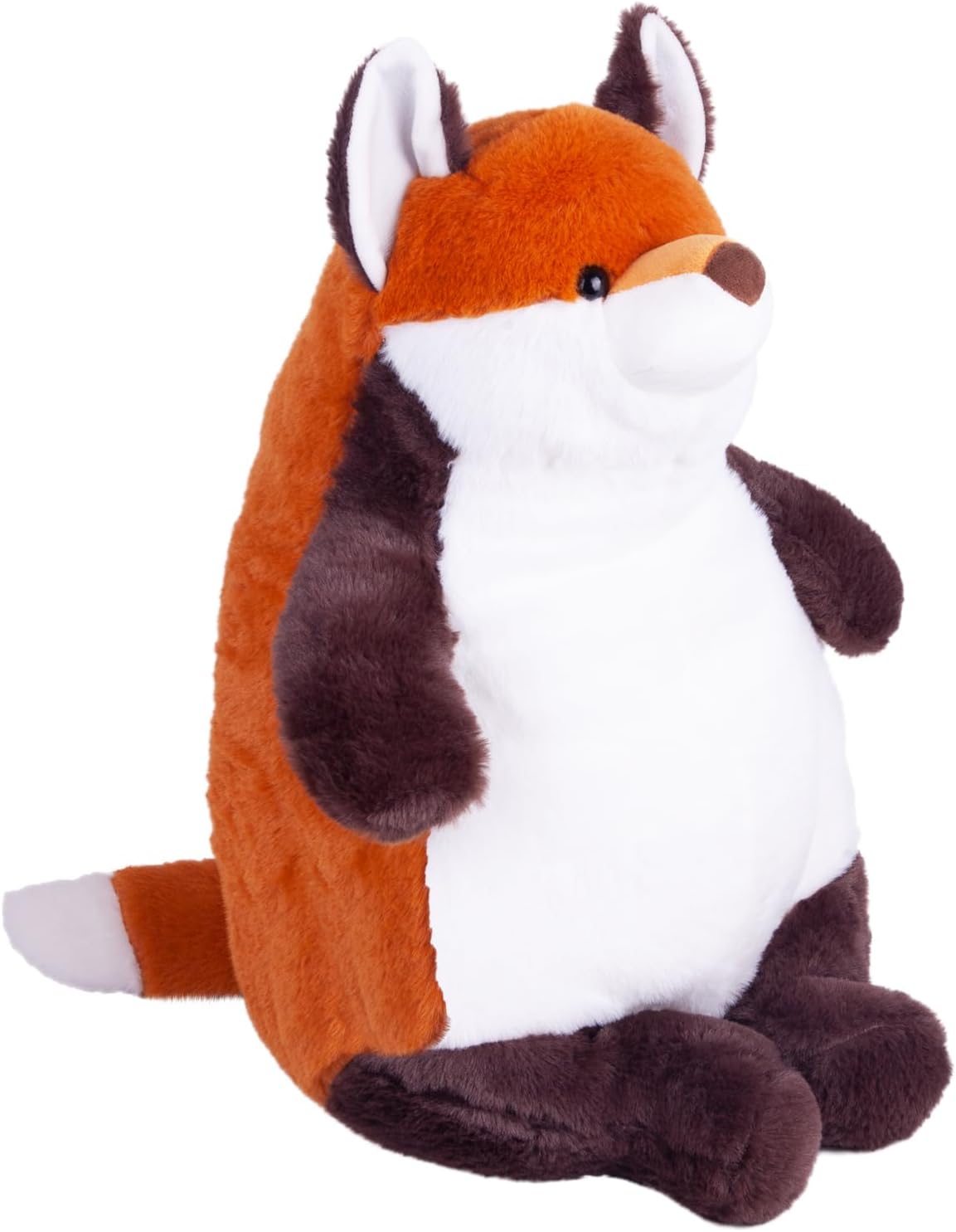 ARELUX Almohada gigante de peluche grande de zorro grande de 22 pul...