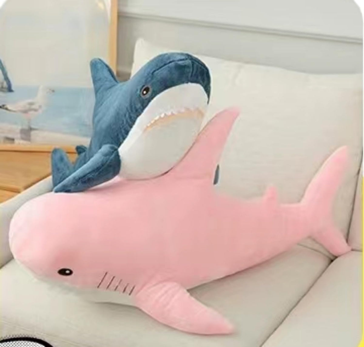 Ryttir Animales de Peluche de Tiburón Gigante XL de 31 Pulgadas, Al...
