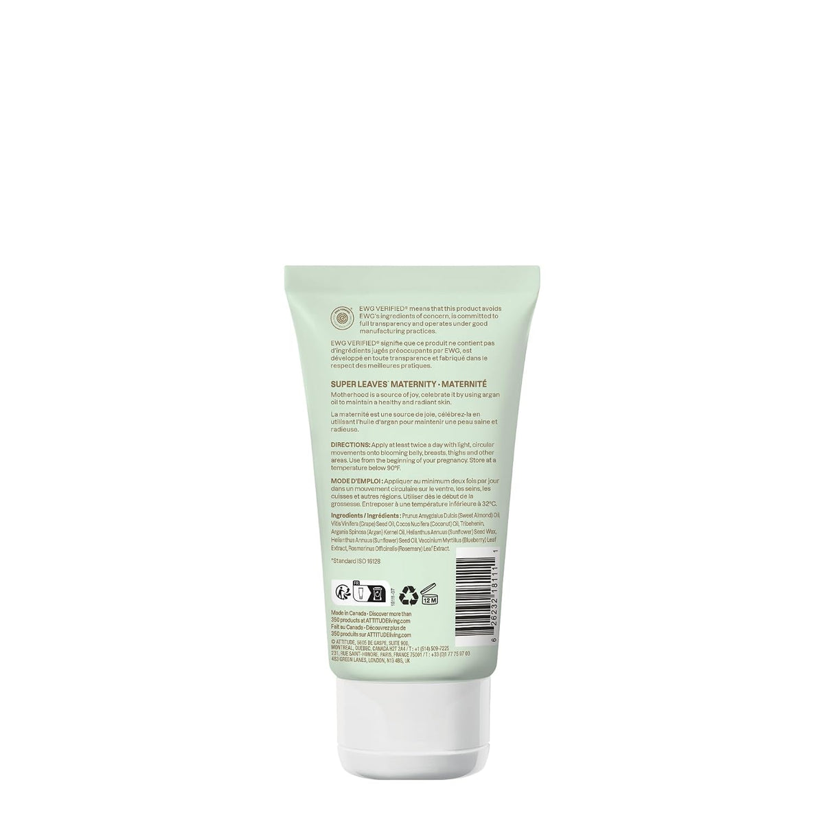 ATTITUDE Aceite de prevención de estrías para el embarazo, verifica...