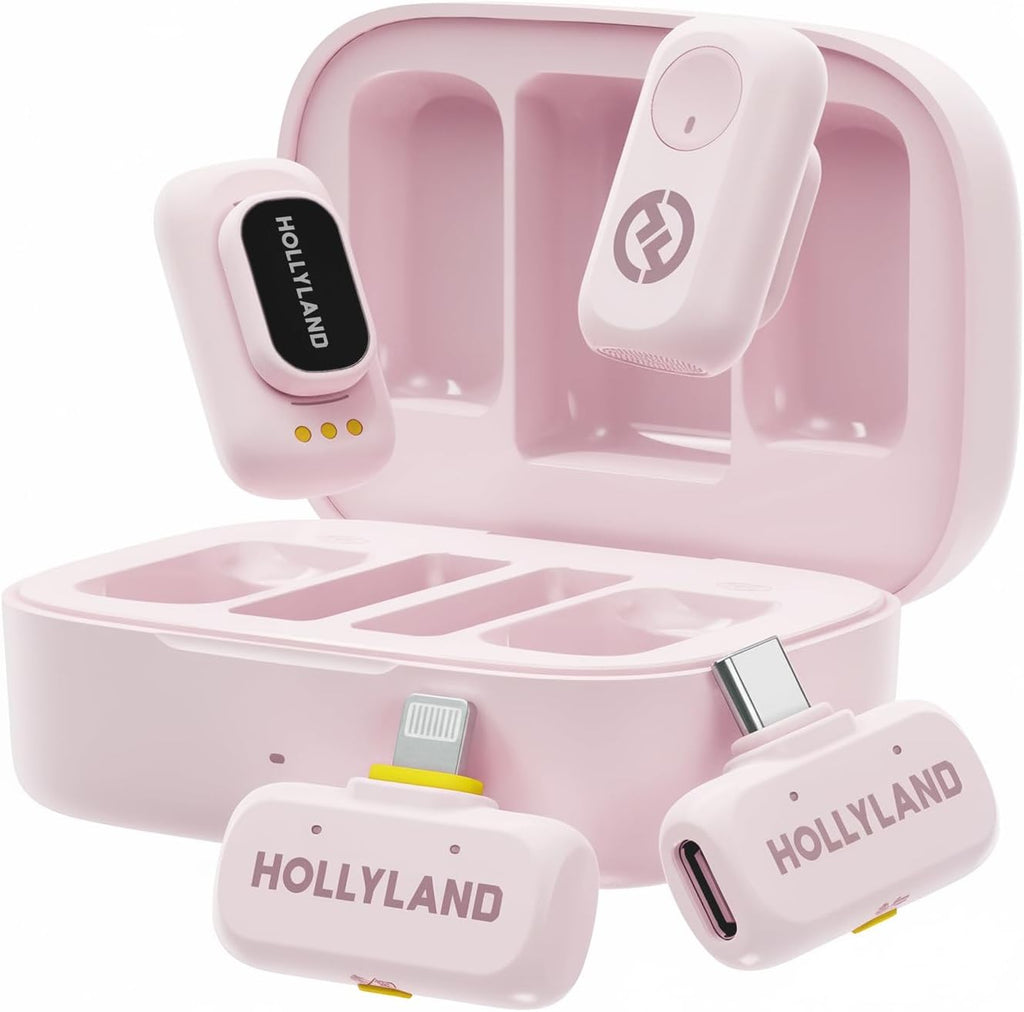 Hollyland Lark A1 Mini micrófono inalámbrico para iPhone y Android,...