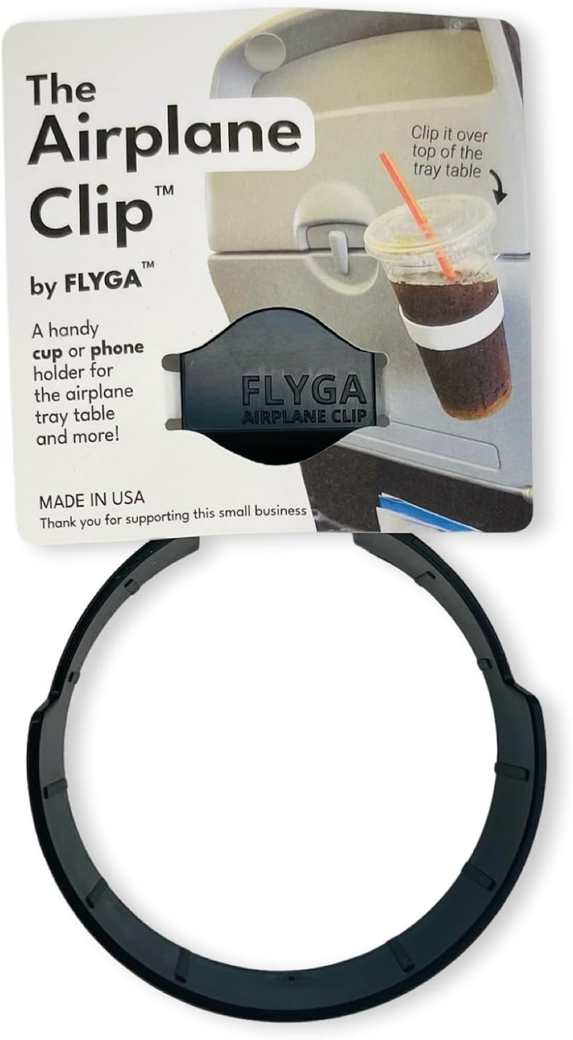 FLYGA Accesorio de viaje con soporte para teléfono o bebida para av...