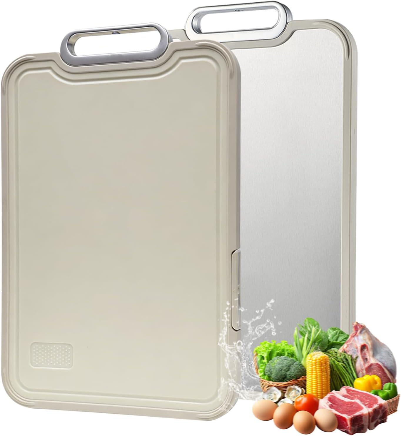 Tabla de cortar de titanio para cocina, tabla de cortar de titanio...