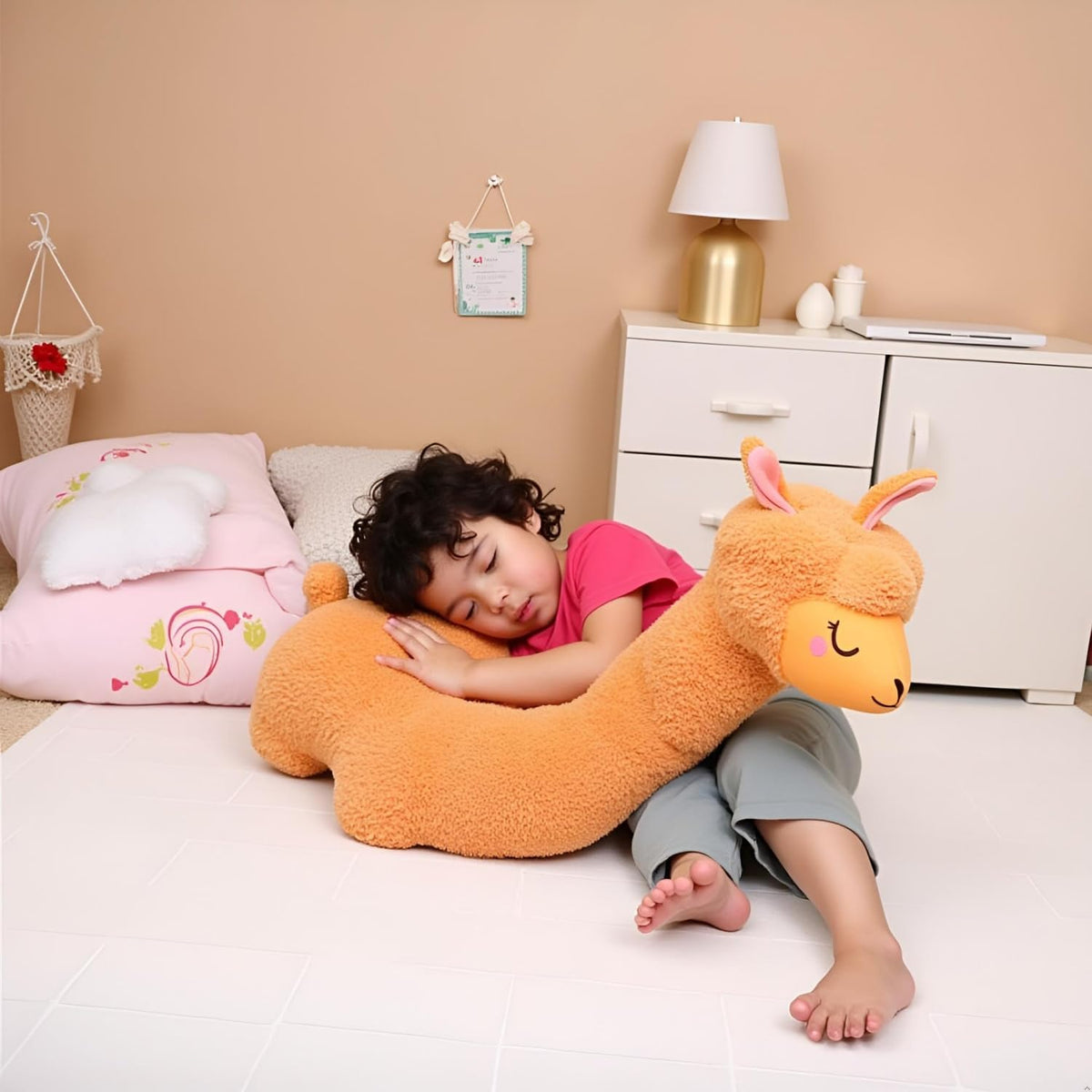 Ryttir 29.5 Pulgadas 15% Más Gordo Peluche Grande de Llama, Peluche...