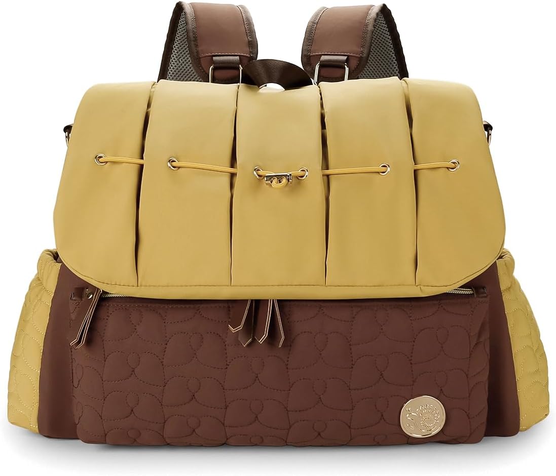 Lmbabter Mochila para pañales, mochila convertible, mochila de viaj...