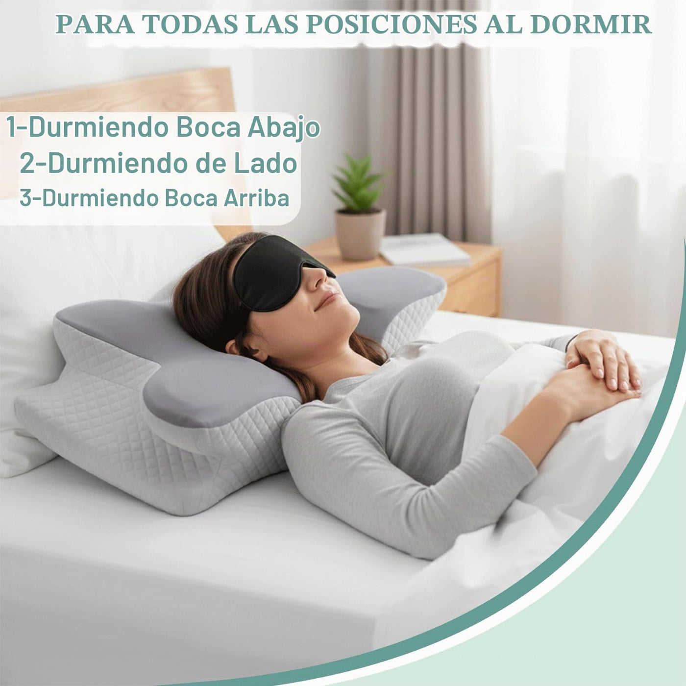 Almohada cervical para aliviar el dolor de cuello \u2013 Almohada e...