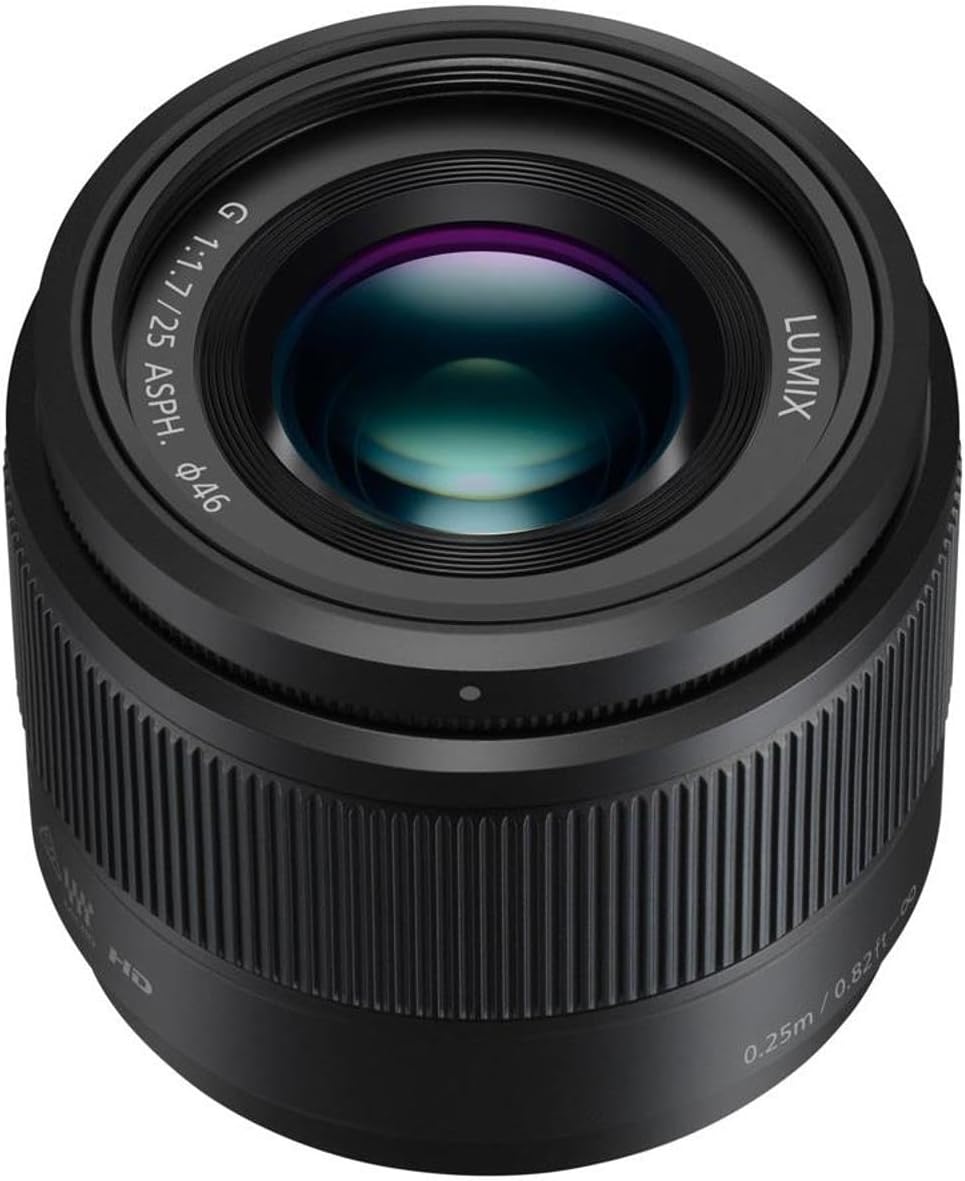 Lente Panasonic LUMIX G, 25 mm, F1.7 ASPH, Micro Cuatro Tercios sin...