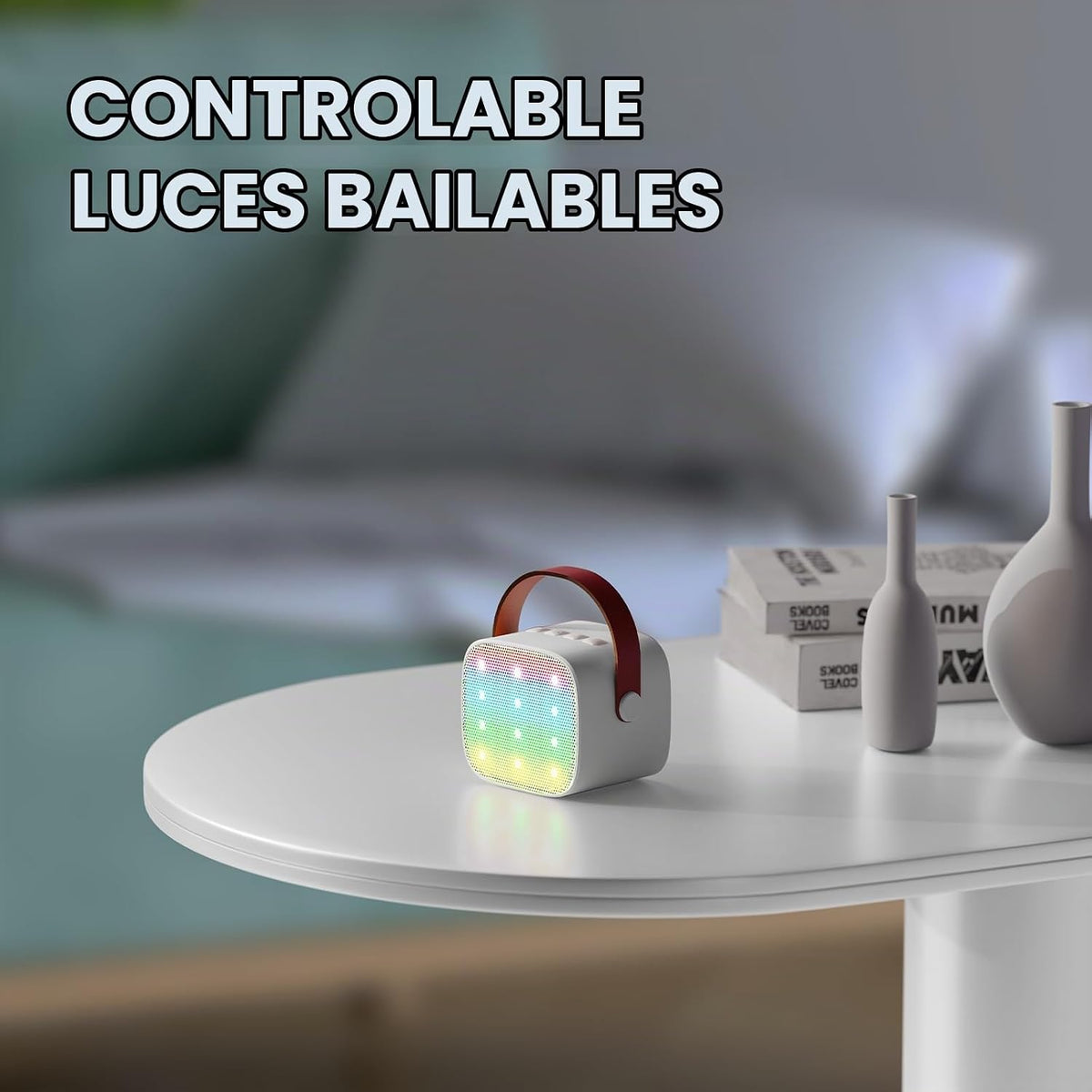 Micrófono de karaoke mini YLL para niños y adultos, altavoz Bluetoo...