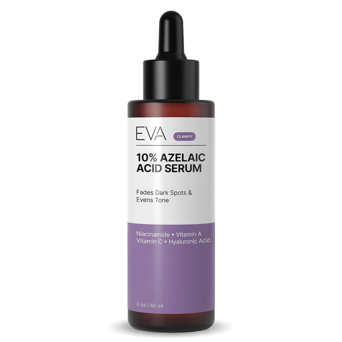 Eva Naturals Suero facial al 10% de ácido azelaico, niacinamida, li...