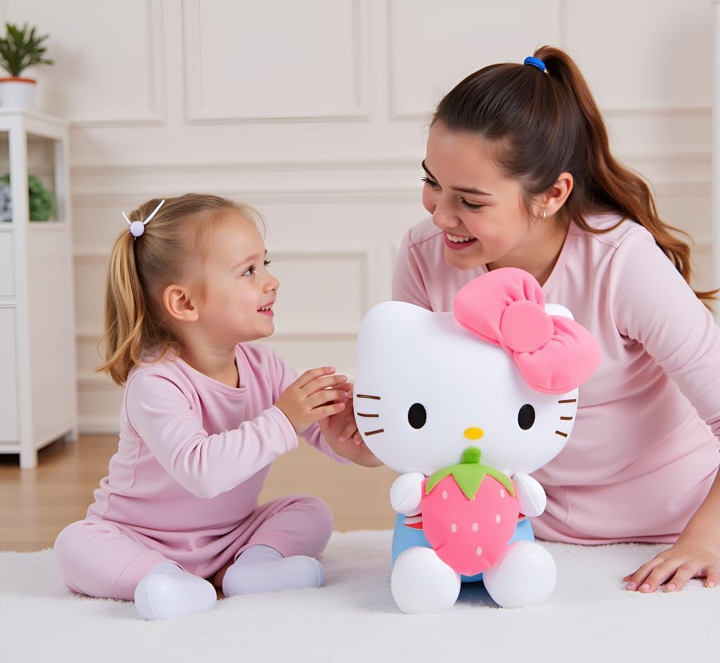 AlphaDesignLuxe Juguete de peluche de gatito de 17.5 pulgadas, anim...