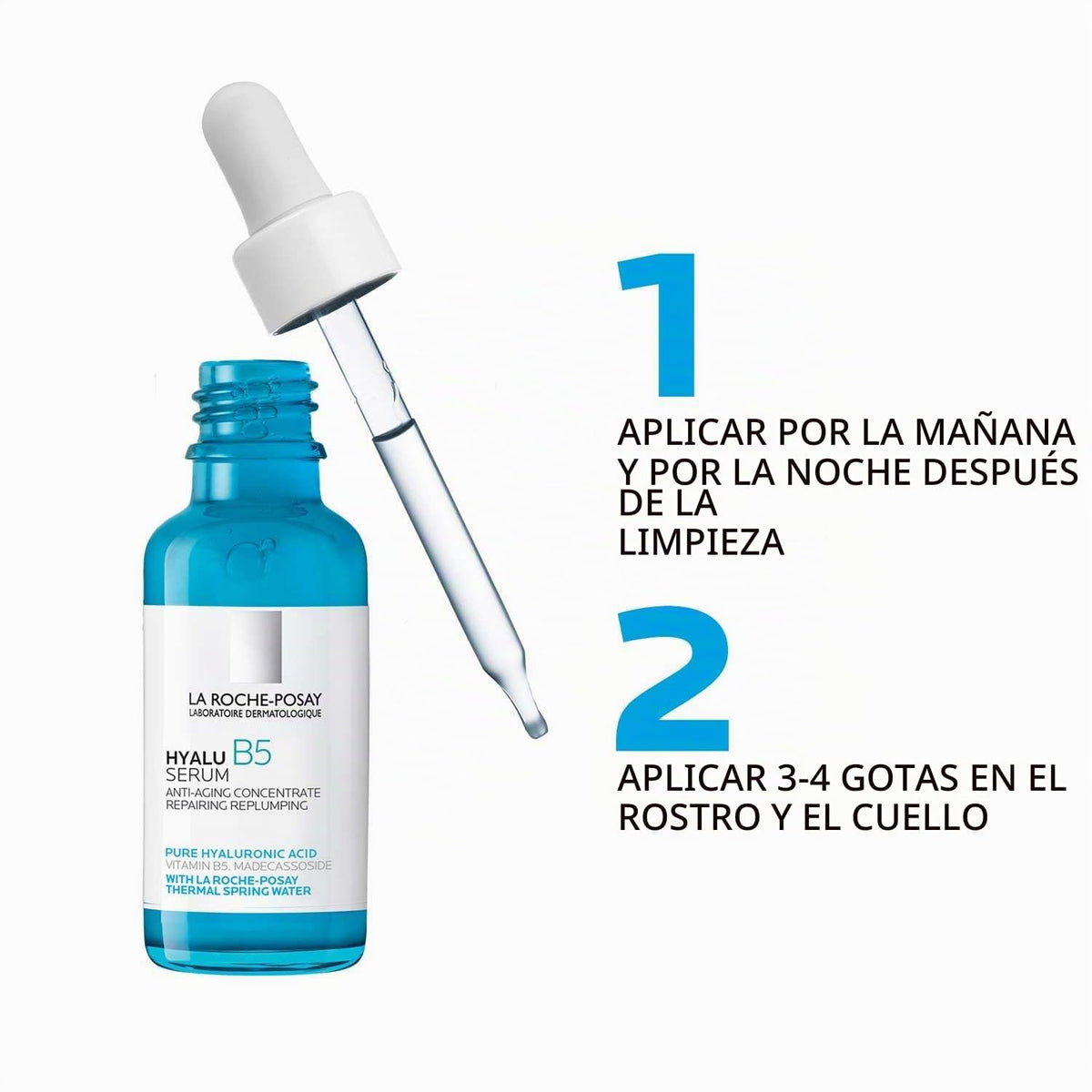 La Roche-Posay Hyalu B5 Suero antienvejecimiento de ácido hialuróni...