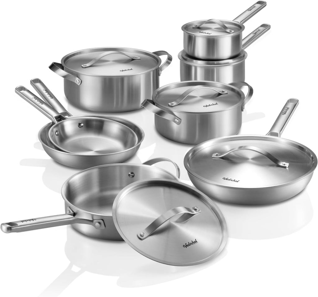 Juego de utensilios de cocina de titanio | Sartenes de titanio mart...