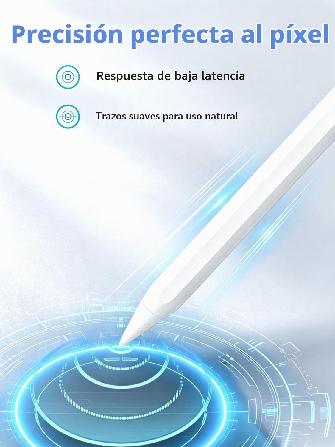 [2Pack] Lápiz capacitivo para Apple iPad (2025-2018), lápiz con sen...
