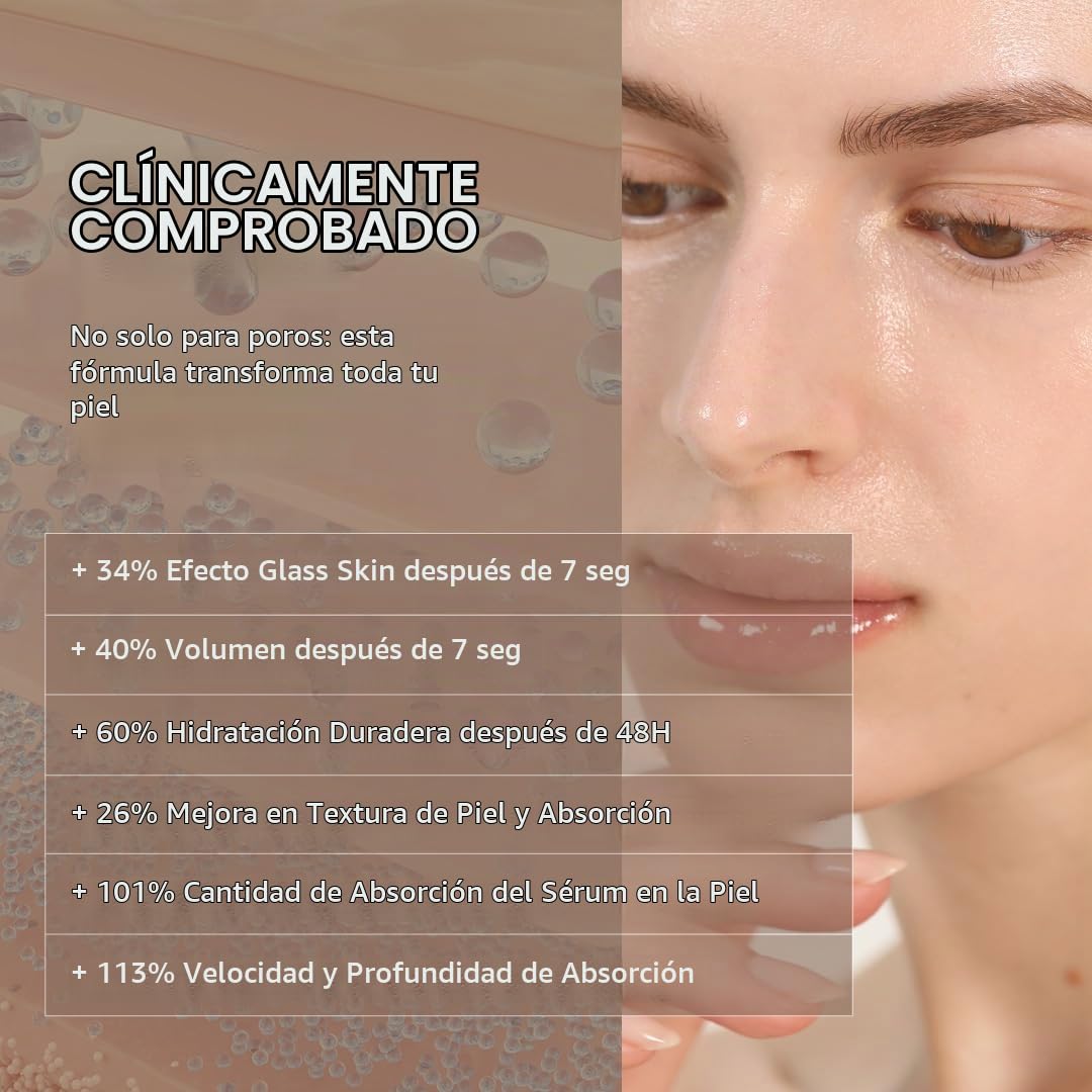 MIZON Suero potenciador de péptidos veganos 7 + ácido hialurónico 100