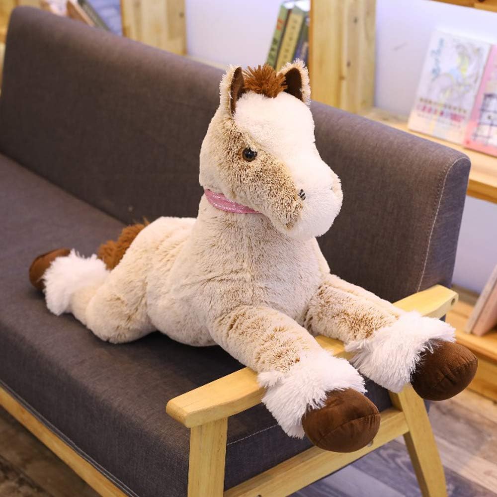 sofipal Juguete de peluche de caballo grande, muñeco de peluche gig...