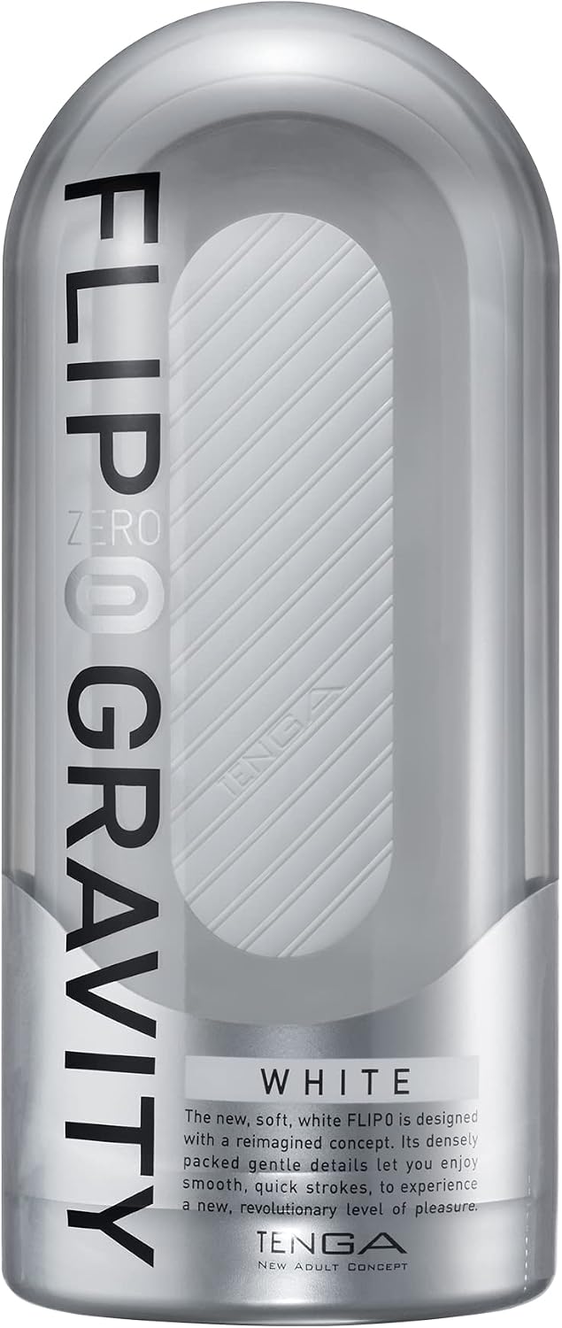 TENGA FLIP 0 (Zero) Gravity White, reutilizable, manual, mecánico d...