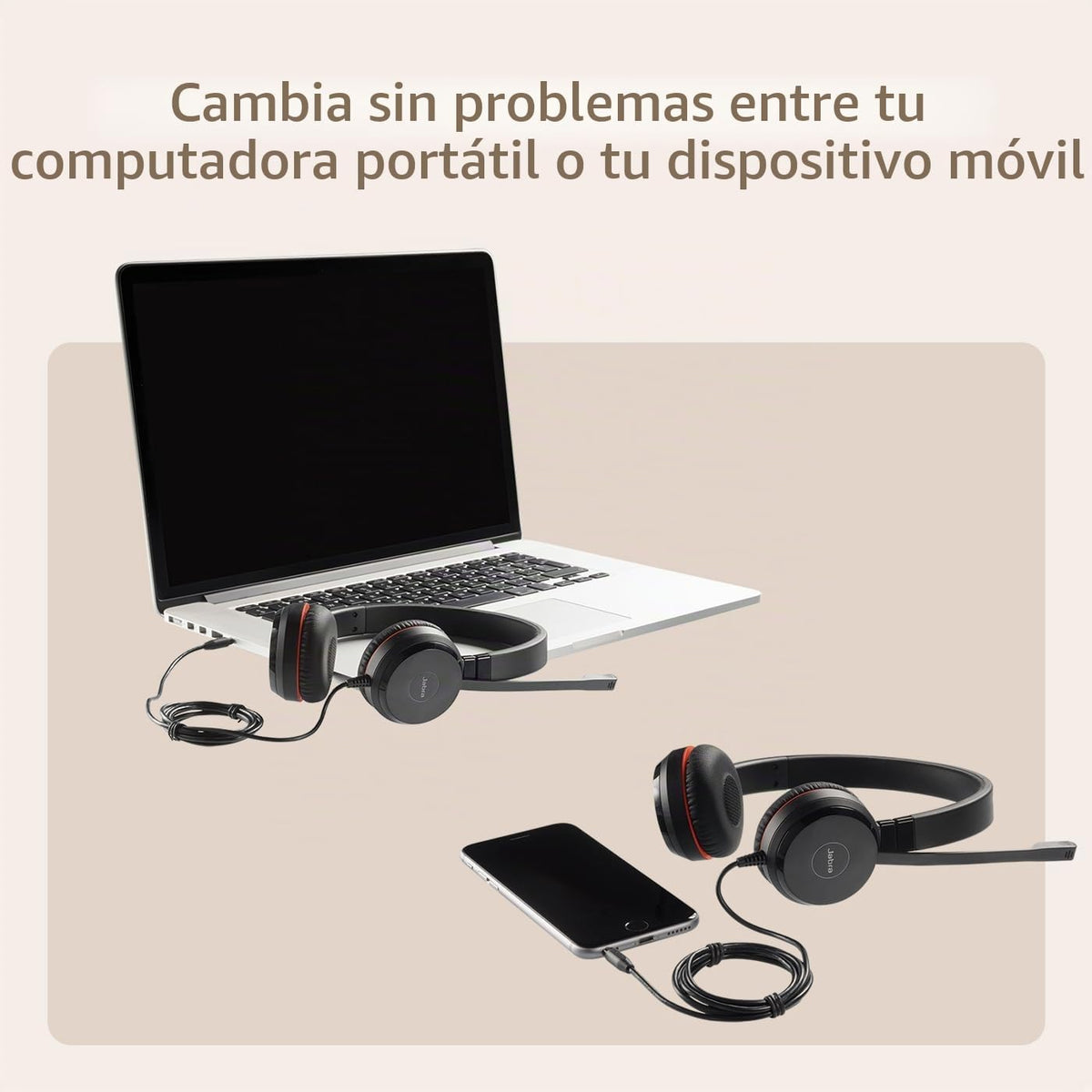 Jabra Evolve 30 II (edición 2025) Auriculares con cable y micrófono...