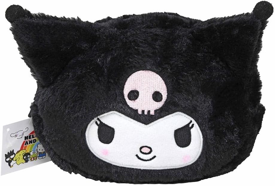 Fast Forward Sanrio Kuromi - Bolsa de maquillaje de felpa para muje...