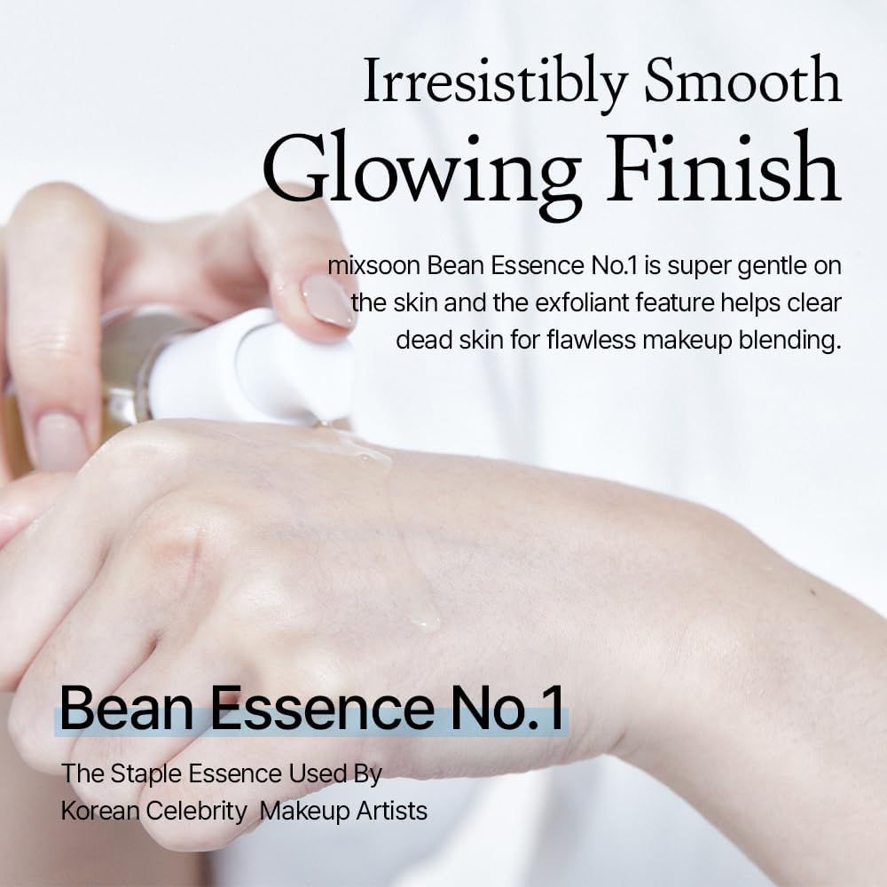 mixsoon Bean Essence - Cuidado de la piel coreano, suave esencia ex...