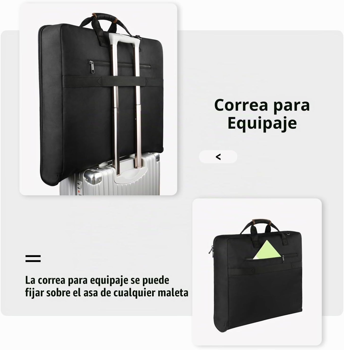 MATEIN Bolsa de ropa para viajes, bolsas de ropa grandes para colga...