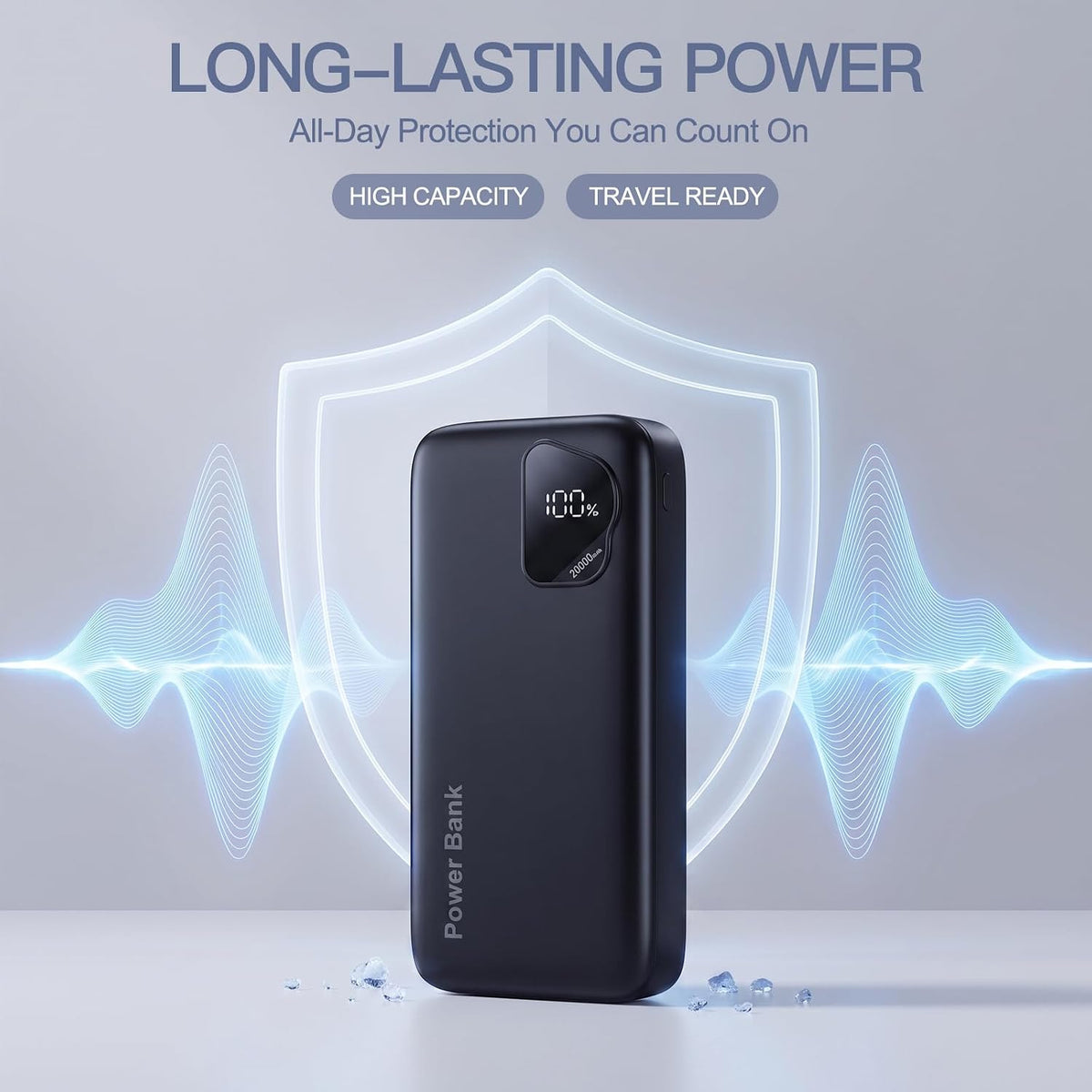 Paquete de 2 baterías de cargador portátil de 20000 mAh 2026 con ca...